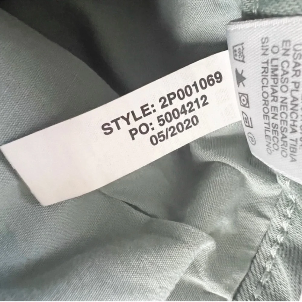 Vineyard Vines Jamie High Rise Jeans Garment Dyed Sea Clay Green Size 26